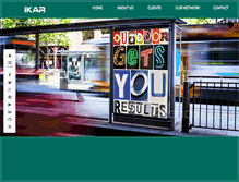 Tablet Screenshot of ikaroutdooradvertising.com